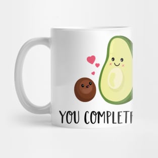 You complete me T Shirt- Avocado Couple-Valentines Day Gift Mug